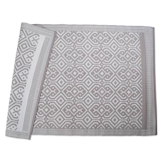 DII® Gray Moroccan Outdoor Rug, 4ft. x 6ft.